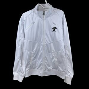 Artful Dodger Men’s XXXL White Zip Up Track Jacket NEW With Tags 3XL